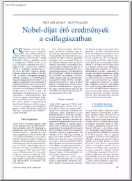 Kővári-Hotya - Nobel-díjat érő eredmények a csillagászatban