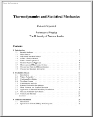 Richard Fitzpatrick - Thermodynamics and Statistical Mechanics
