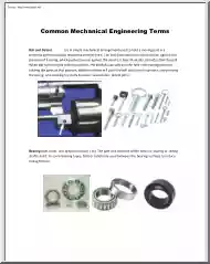 Common Mechanical Engineering Terms