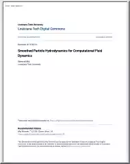 Wennan Ma - Smoothed Particle Hydrodynamics for Computational FluidDynamics