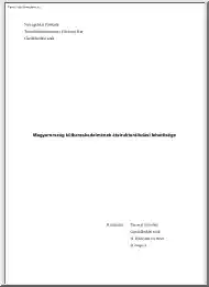 Pazonyi Józsefné - Magyarország külgazdaságának átstrukturálódási lehetősége