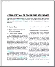 Consumption of Alcoholic Beverages