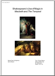 Dr. Buchmann - Shakespeares Use of Magic in Macbeth and The Tempest