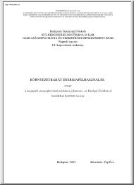 Pap Éva - Környezetbarát energiafelhasználás