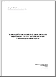 Mandula Viktória - Megoldható-e a veszélyes hulladék elhelyezése, kezelése magántevékenységként?
