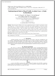 Nagesh-Baxla-Kumar - Epidemiological Study of Road Traffic Accident Cases, A Study In Jharkhand