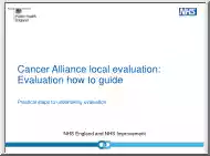 Cancer Alliance Local Evaluation