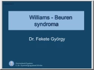 Dr. Fekete György - Williams-Beuren syndroma