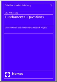 Ulla Weber - Gender dimensions in Max Planck research projects