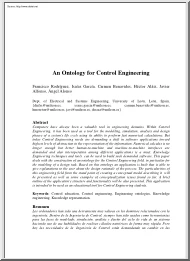 Rodríguez-García-Benavides - An Ontology for Control Engineering