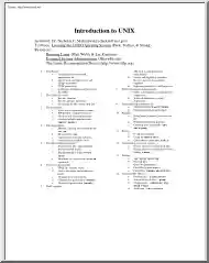 Dr. Nicholas C. Maliszewskyj - Introduction to UNIX