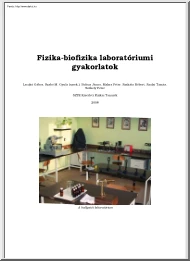 Laczkó-Szabó-Bohus - Fizika, biofizika laboratóriumi gyakorlatok