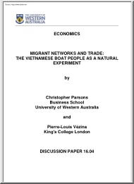 Parsons-Louis - Migrant Network and Trade, The Vietnamese Boat People as a Natural Experiment