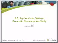 B.C. Agrifood and Seafood Domestic Consumption Study