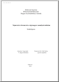 Varga Judit - Népnevek és törzsnevek a régi magyar személynévadásban