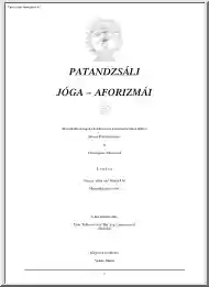 Patandzsáli jóga aforizmái