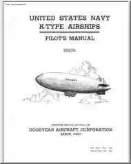 United States Navy, K-Type Airships Pilot Manual