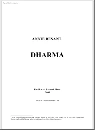 Annie Besant - Dharma