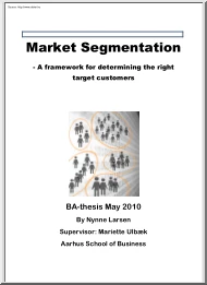 Nynne Larsen - Market Segmentation