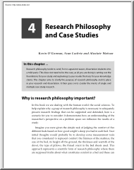 O Gorman-Lochrie-Watson - Research Philosophy and Case Studies