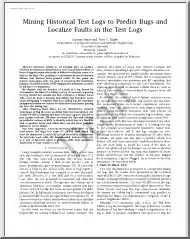 Mining Historical Test Logs to Predict Bugs and Localize Faults in the Test Logs