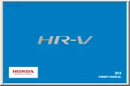 Honda HRV 2018, owners manual