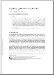 Hammond-Leake - Large Language Models Need Symbolic AI