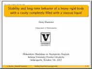 Stability and long-time behavior of a