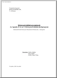 Lakics-Nagy-Parádi - Az Agenda 21 és az 5. Környezetvédelmi akcióprogram