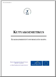 Kutyakozmetikus, szakmaismertető információs mappa