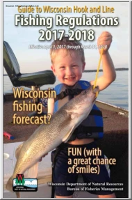 Guide to Wisconsin Hook and Line Fishing Regulations 2017 to 2018