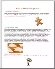 Some Holiday Fundraising Ideas