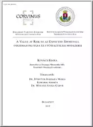 Kovács Edina - A Value At Risk és az Expected Shortfall összehasonlítása és utótesztelési módszerei