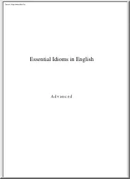 Essential idioms in English, advanced
