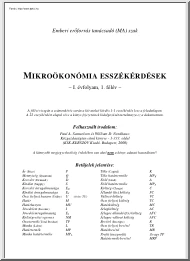 Mikroökonómia esszékérdések