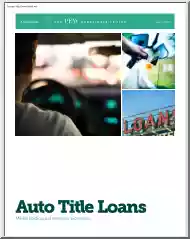 Bourke-Horowitz-Karpekina - Auto Title Loans, Market practices and Borrowers Experiences