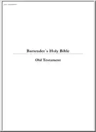 Bartenders Holy Bible, Old Testament