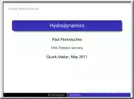 Paul Romatschke - Hydrodynamics