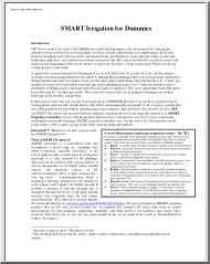 SMART Irrigation for dummies