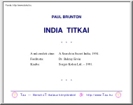 Dr. Paul Brunton - India titkai