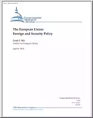 Derek E. Mix - The European Union, Foreign and Security Policy