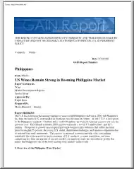 Maria Ramona C. Singian - US Wines Remain Strong in Booming Philippine Market