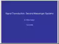 Dr. Miklós Geiszt - Signal Transduction, Second Messenger Systems