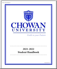 Chowan University, Student Handbook
