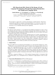 Perfect Is The Enemy of Good, Language Discrimination Through Expectation-Maximization and Chunk-based Language Model