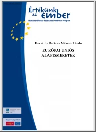 Horváthy-Milassin - Európai Uniós alapismeretek