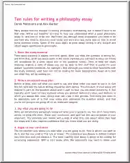 Matravers-Barber - Ten rules for writing a philosophy essay