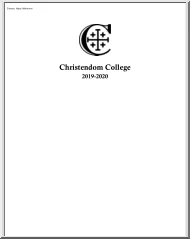 Christendom College, Student Handbook