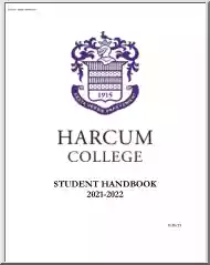 Harcum College, Student Handbook