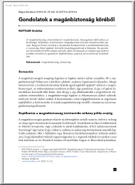Rottler Violetta - Gondolatok a magánbiztonság köréből